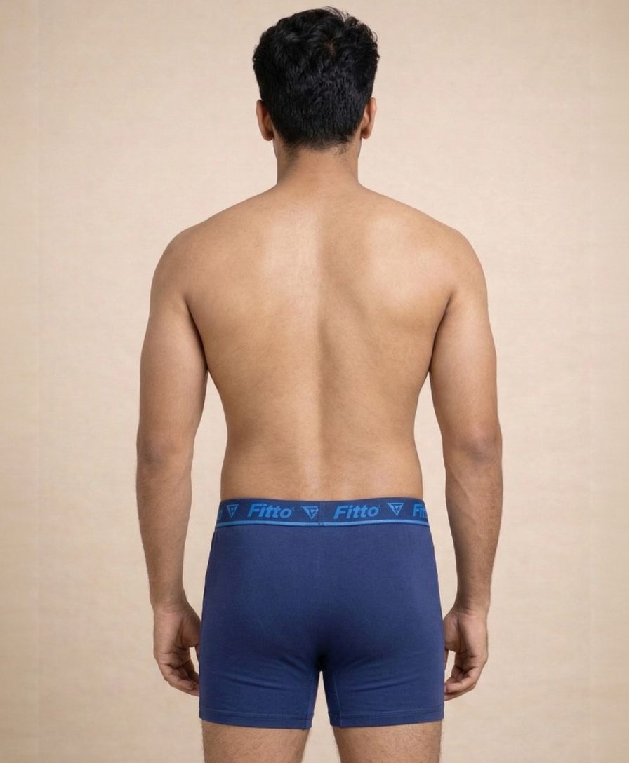 Fitto Men's Spark Fine Trunks 100% Pure Cotton | (Pack of 5)