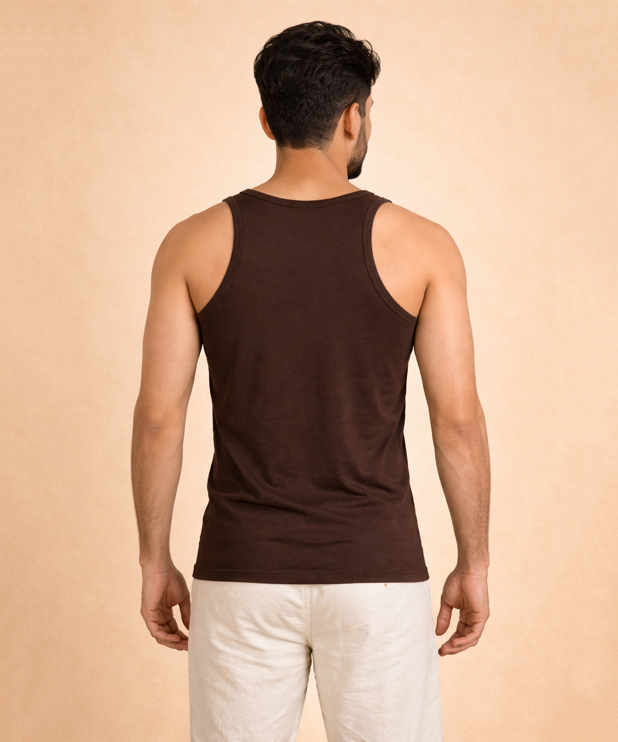 Fitto Men's Vest Plain Ticker Cotton Vest | 5 Pack Combo | Soft Breathable Innerwear