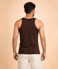 Fitto Men's Vest Plain Ticker Cotton Vest | 5 Pack Combo | Soft Breathable Innerwear
