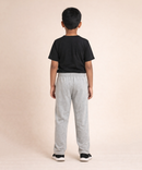 Boys Cotton Track Pant | Plain Light Grey Color | Age 3 to 12 Years