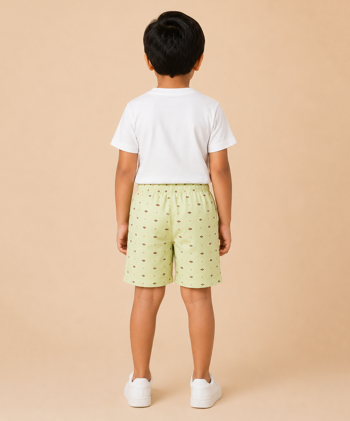 Kids Printed Cotton Shorts for Boys | Age - 5 to 6 Years & 9 to 10 Years | Soft Elastic Waist Casual Summer Shorts | Pack Of 1 Piece