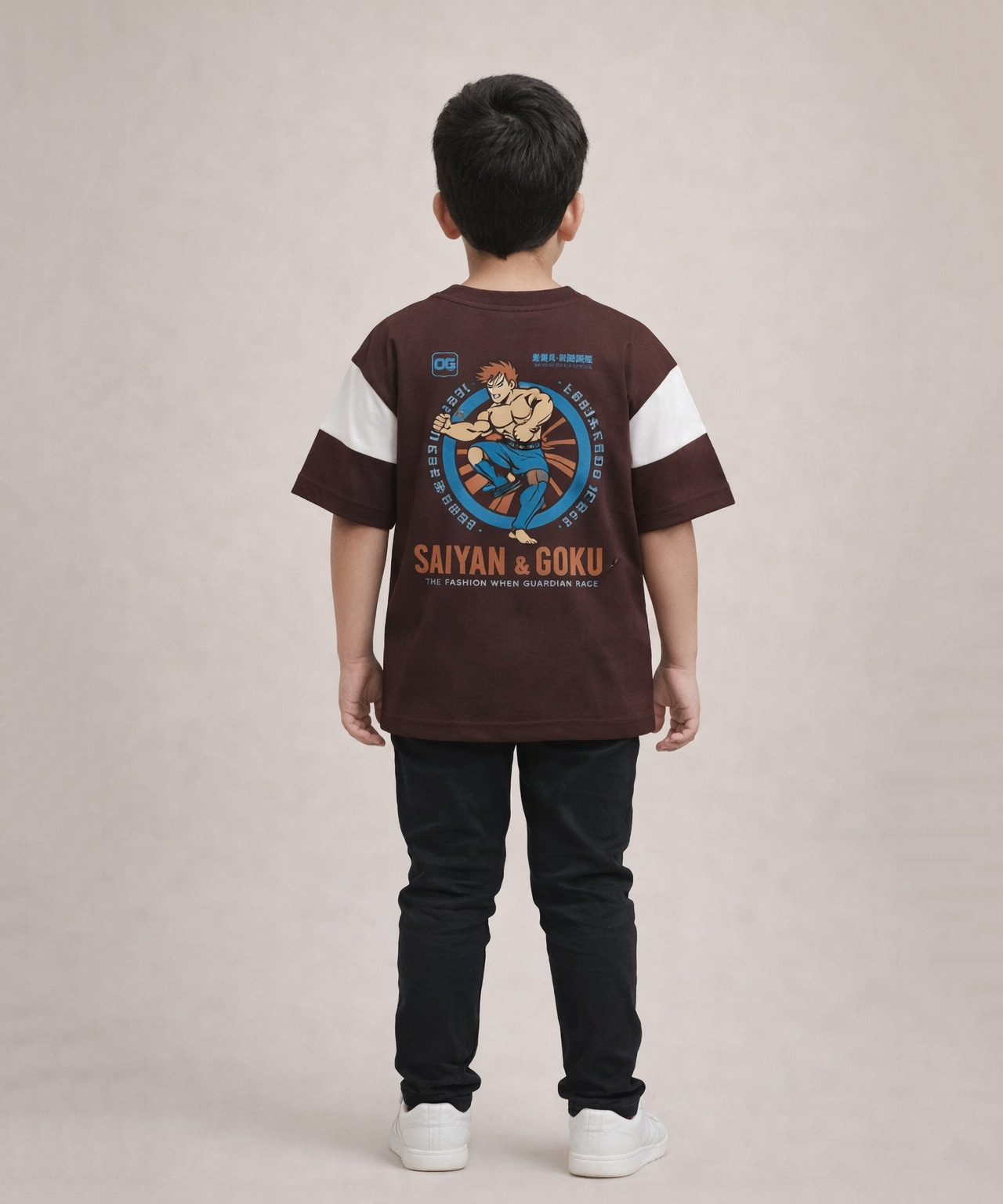 Boys Five Sleeve Cotton T-Shirt for Kids | Casual Everyday Wear