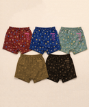 Boy Kids Gems Print Underwear Brief 100% Pure Cotton | (Pack of 5)
