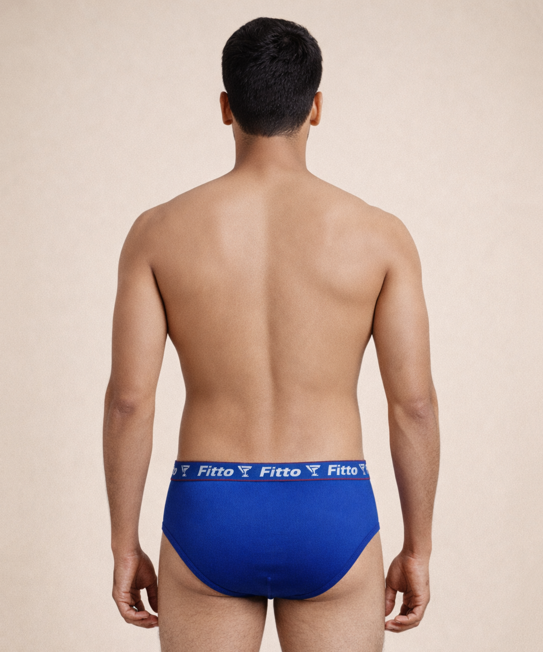 Fitto Men's Brief's Top Underwear 100% Pure Cotton | (Pack of 5)