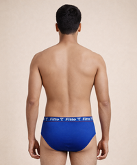 Fitto Men's Brief's Top Underwear 100% Pure Cotton | (Pack of 5)