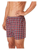 Men's Cotton Boxer Woven Checked Shorts ( Pack Of 3 )