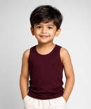 Kids Boys Color Cotton Inner Vest – Comfortable Sleeveless Undershirt ( Pack Of 5 Combo )