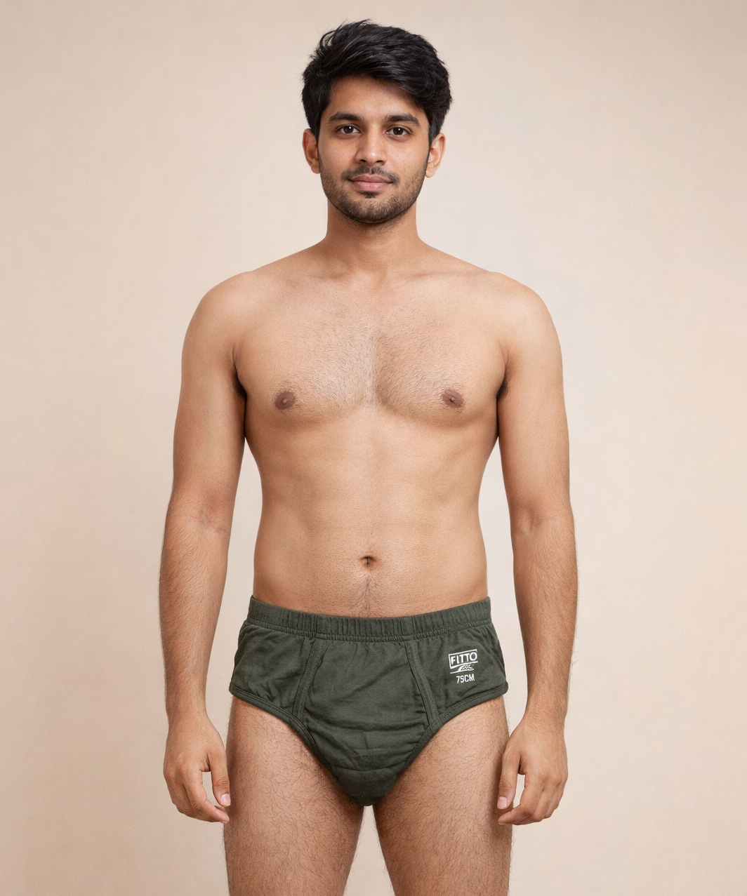 Fitto Spark Men's Premium Brief's Wise Underwear 100% Pure Cotton | (Pack of 5)