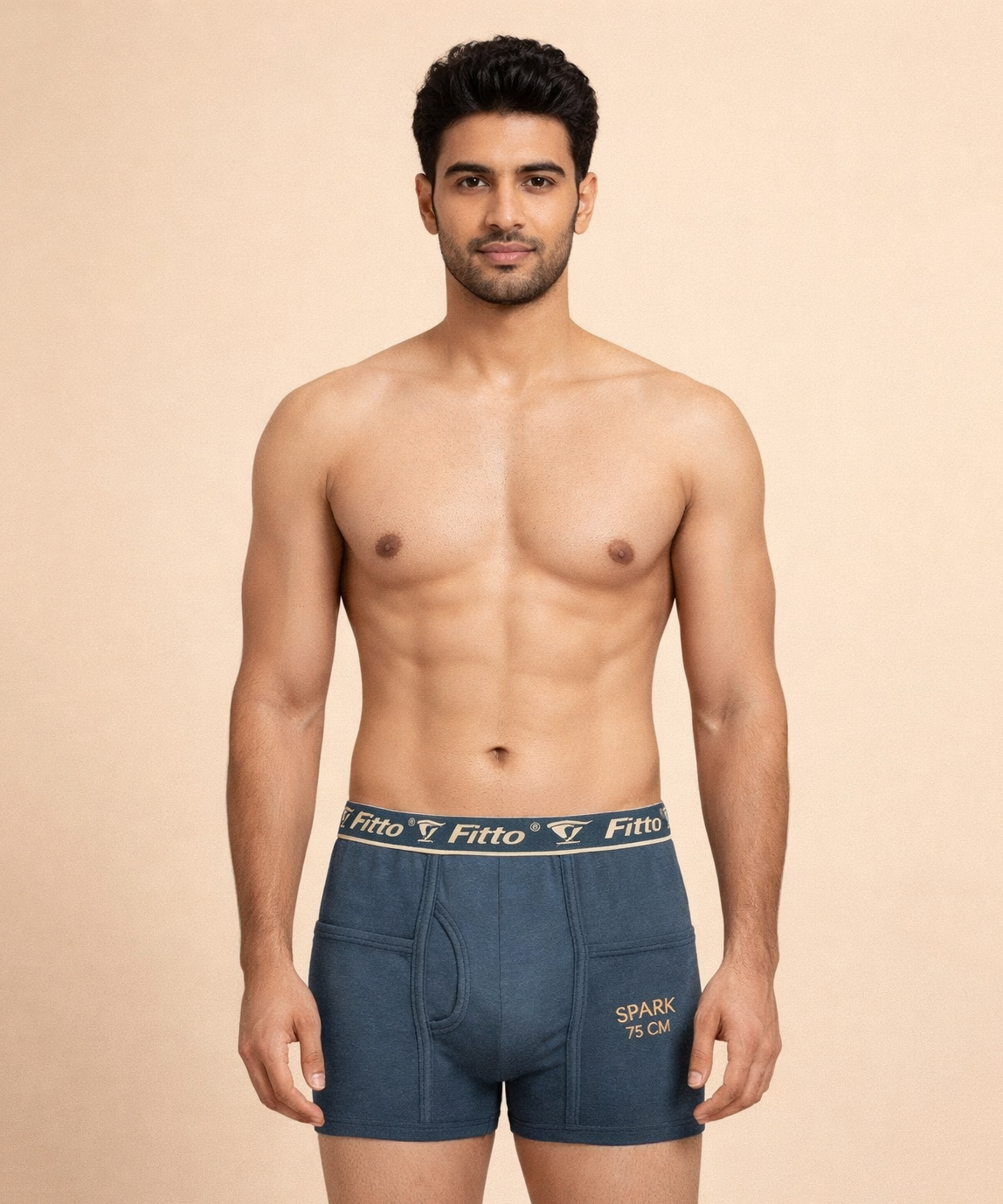 Fitto Men's Spark Fine Trunks 100% Pure Cotton | (Pack of 5)