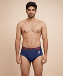 Fitto Spark Men's Brief's Red Underwear 100% Pure Cotton | (Pack of 5)