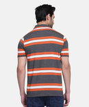 Mens Polo or Collar Stripes Tshirt with Pocket (Pack of 2)