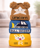 Premium Soft Cotton Baby Beanie Cap for Babies and Kids | Imported Woolen Fabric