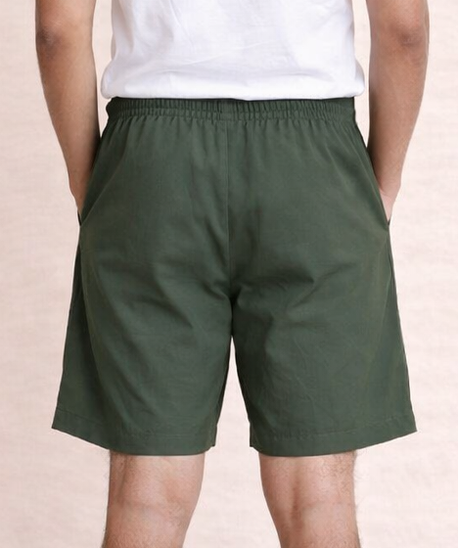 Men's Gym Shorts for Shorts Wear | Active Wear | Light Weight Dry-Fit | NS Lycra Shorts | Olive Green Color | Sizes M, L, XL, 2XL