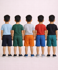 Boy Kid Cotton Printed Shorts | Random Cartoon Printed | Age 1 to 6 Years (Pack of 5 Pieces)