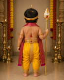 Baby Lord Murugan Fancy Dress Costume Set with  Crown & Temple Jewellery | Premium Traditional Kids Devotional, Lord, God Costume