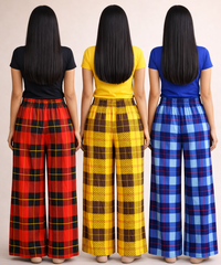 Printed Palazzo Pant | Casual Night wear for Women (Pack of 3)