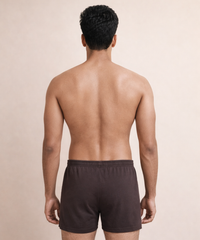 Fitto Spark Men's Fine Pocket Trunk Plain Brief 100% Pure Cotton | (Pack of 5)