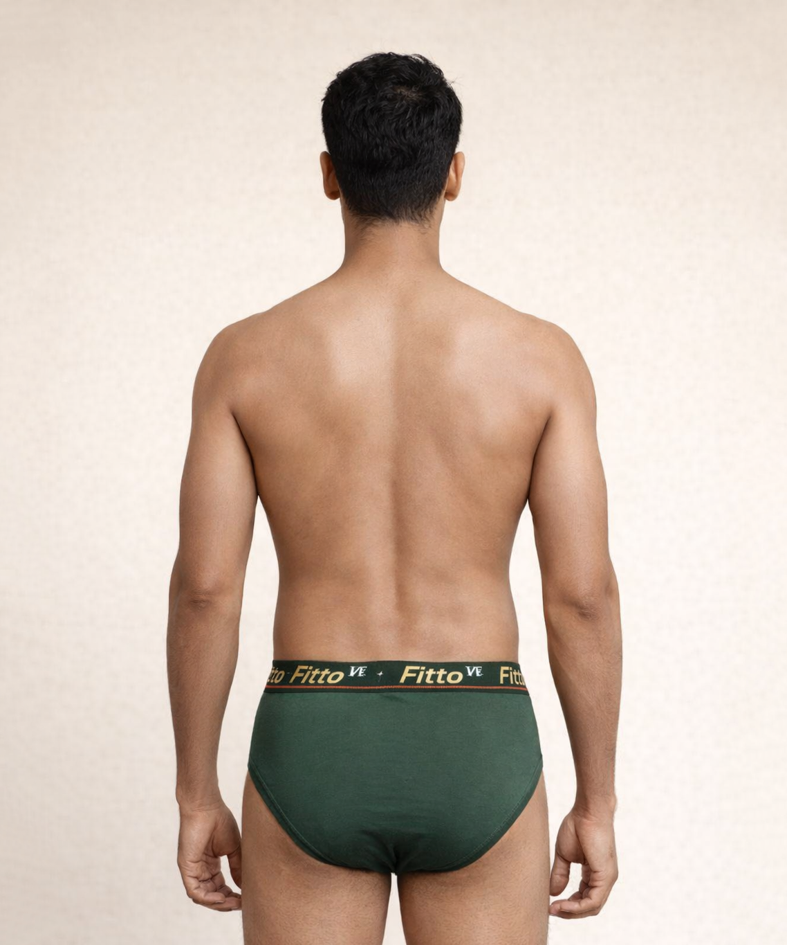Fitto Men's Brief's Top Underwear 100% Pure Cotton | (Pack of 5)