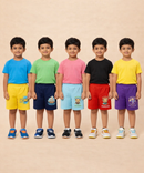 Boy Kid Cotton Printed Shorts | Random Cartoon Printed | Age 1 to 6 Years (Pack of 5 Pieces)