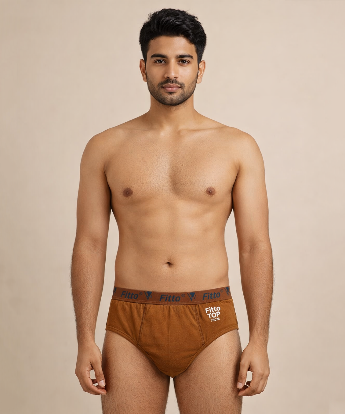 Fitto Spark Men's Brief's Top Underwear 100% Pure Cotton | (Pack of 5)