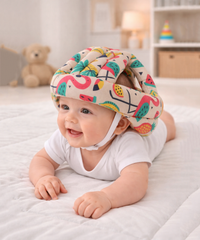 Baby Safety Helmet Head Protector | Soft Cushion Anti-Fall Protection Cap