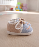 Imported Baby Shoes with Cartoon Badge | 0 to 12 Months