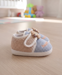 Imported Baby Shoes with Cartoon Badge | 0 to 12 Months