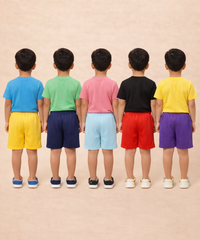 Boy Kid Cotton Printed Shorts | Random Cartoon Printed | Age 1 to 6 Years (Pack of 5 Pieces)