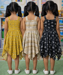 Fish Frock Floral Printed | Casual wear for Girl Kids Age 2 To 7 Years (Pack of 3)