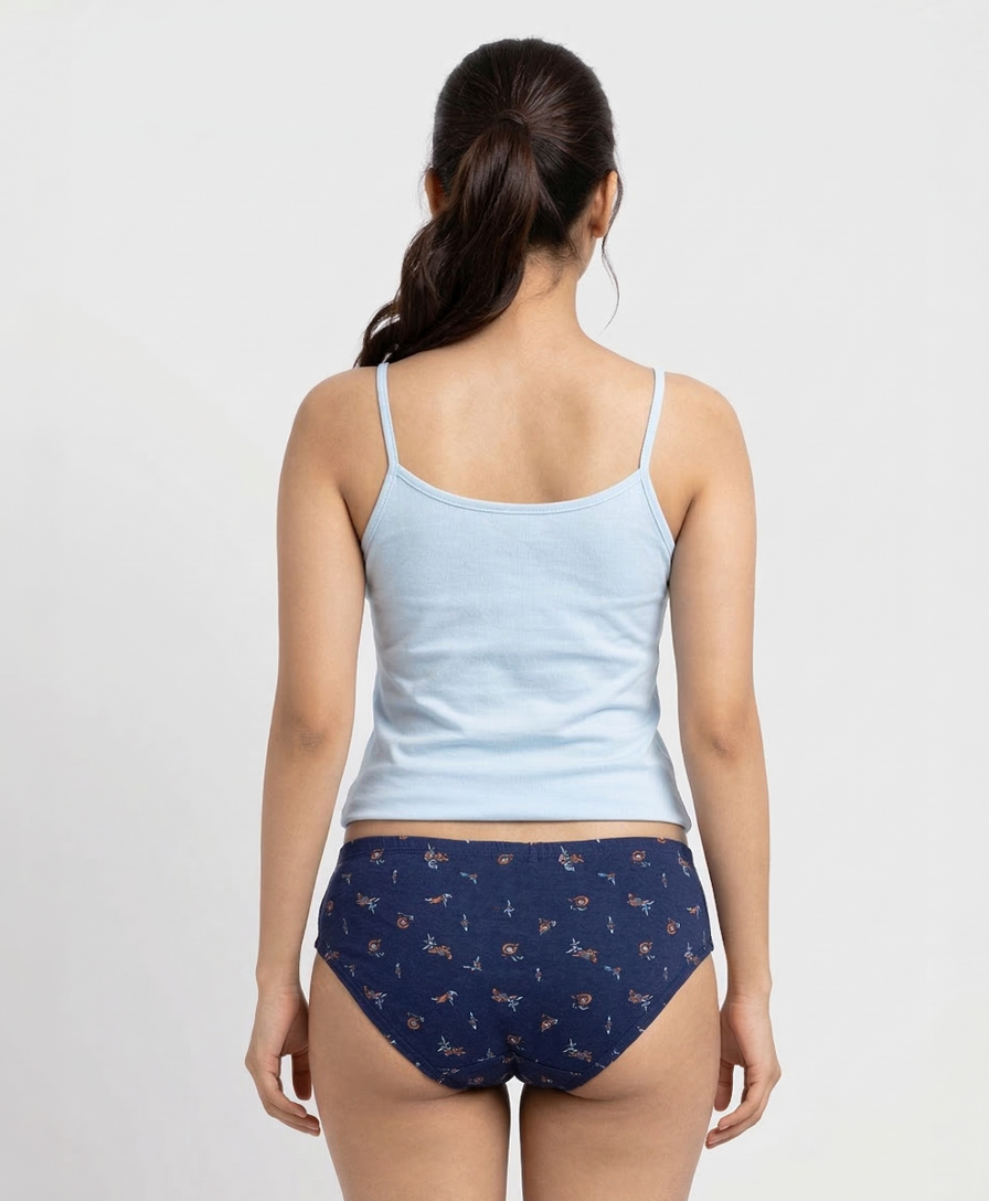 Fitto Lisa Panties Women's Print Underwear 100% Pure Cotton | (Pack of 5)