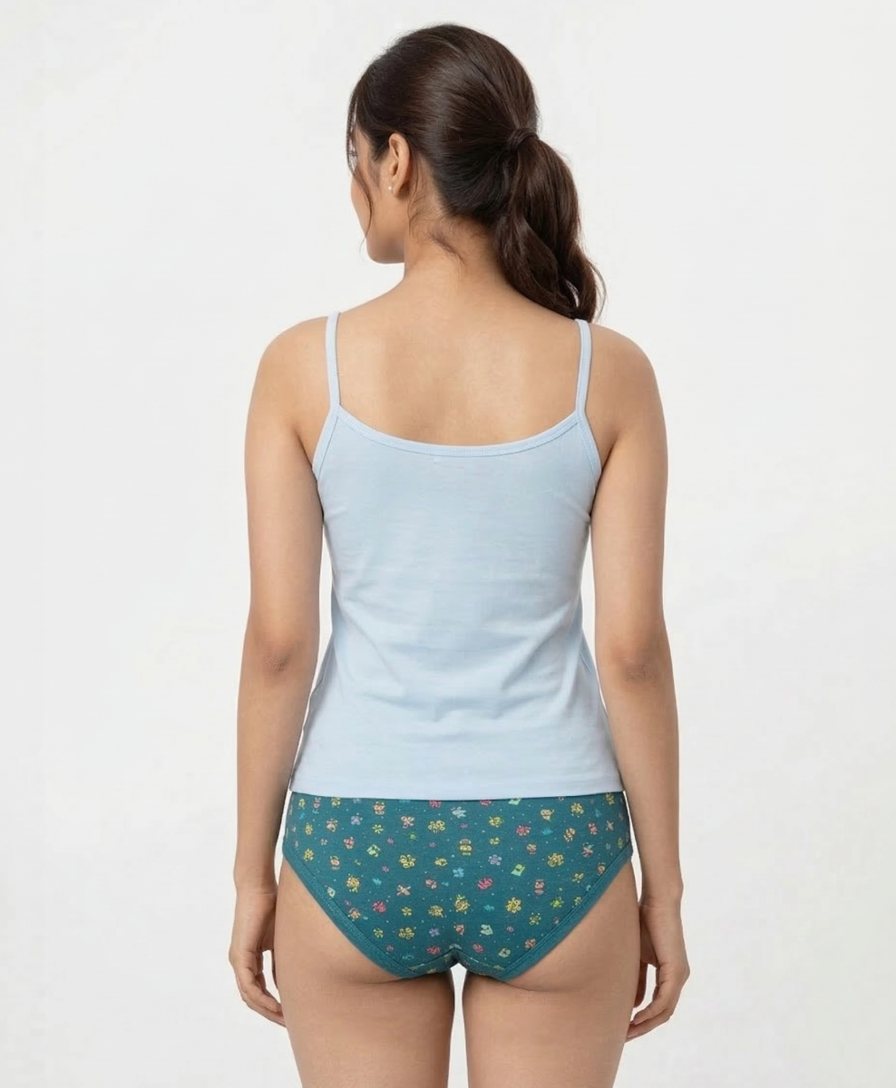 Fitto Ladio Panties Women's Print Underwear 100% Pure Cotton | (Pack of 5)