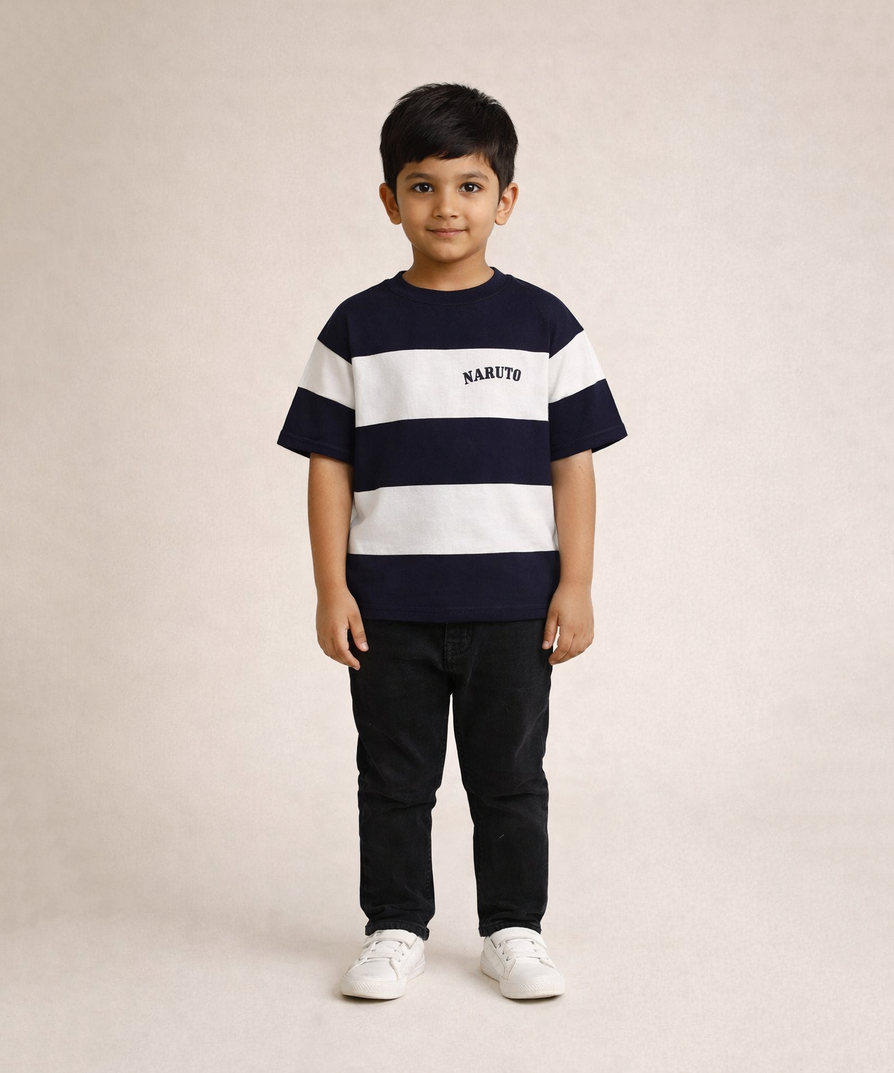 Boys Five Sleeve Cotton T-Shirt for Kids | Casual Everyday Wear