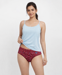 Fitto Lisa Panties Women's Print Underwear 100% Pure Cotton | (Pack of 5)