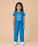 Girls Printed Cotton T-Shirt & Pant Co-Ord Set for Kids Casual Wear | Age 1 to 10 Years | Pack of 1 Set Combo