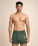 Fitto Spark Men's Fine Pocket Trunk Plain Brief 100% Pure Cotton | (Pack of 5)