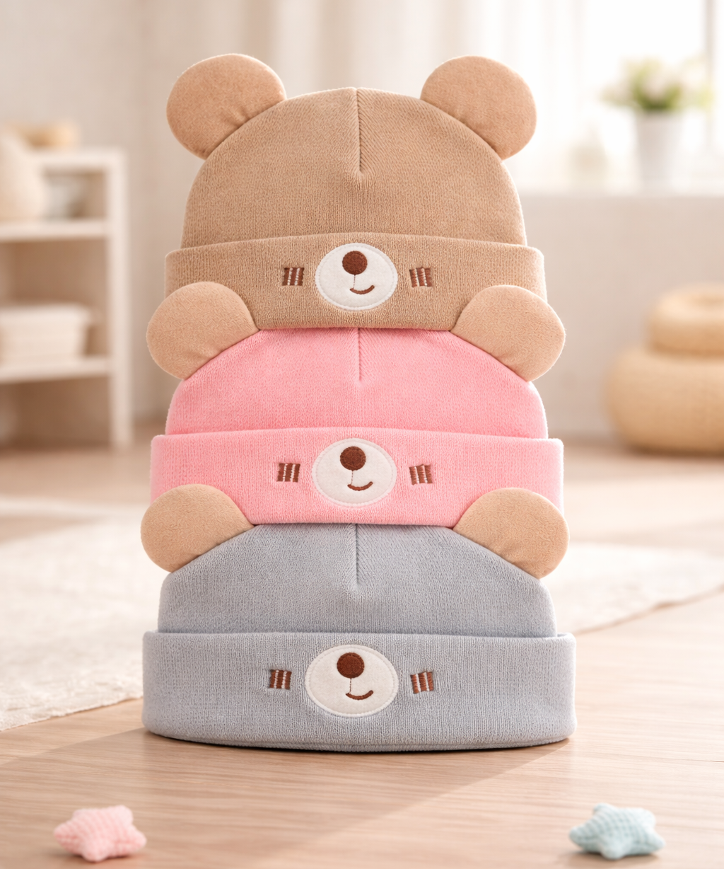 Premium Baby Beanie Cap for Babies and Kids | Imported Fleece Fabric