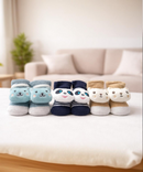 Soft Cotton Baby Booties | 0 to 12 Months (Pack of 3 Pairs)