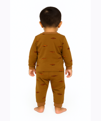 Babies Co-ord Set | Fullsleeve Tshirt and Trackpant Boy Babies | Age 3-18 Months