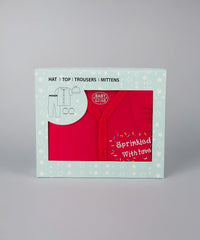Babies Gift Box Co-ord Set | Tshirt, Trackpant, Cap, Mittens for New Born Babies | Age 3-18 Months