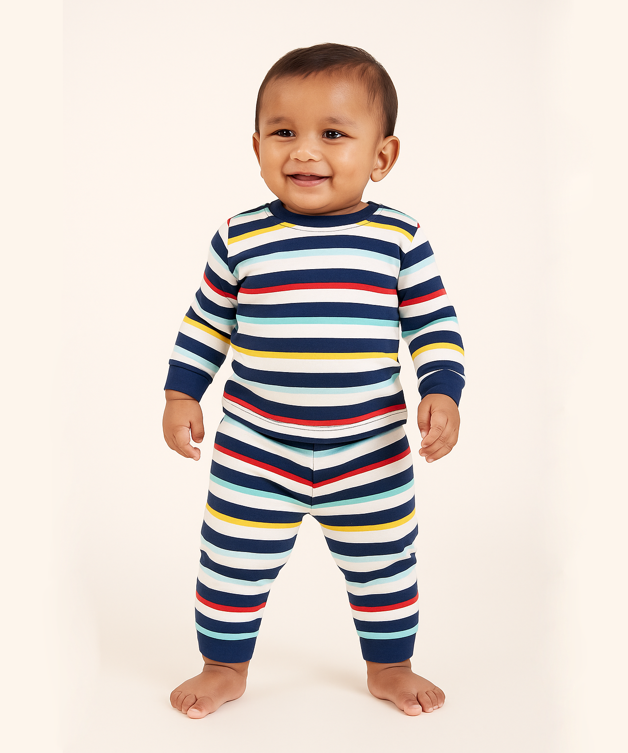 Babies Co-ord Set | Fullsleeve Tshirt and Trackpant Boy Babies | Age 3-18 Months