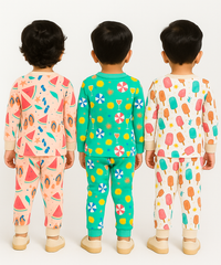 Boy Babies Co-ord Set | Full sleeve Tshirt and Trackpant for Boy Baby | Sizes Age 3-6 Months (Pack of 3 Set)