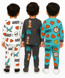Boy Babies Co-ord Set | Full sleeve Tshirt and Trackpant for Boy Baby | Sizes Age 3-6 Months (Pack of 3 Set)