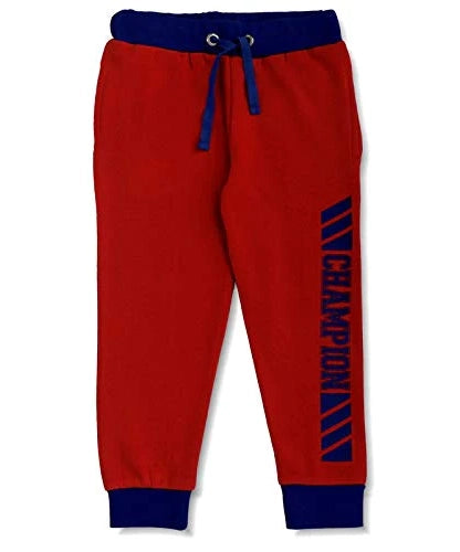 Boys Cotton Printed Plain Color Trackpant (Pack of 3)