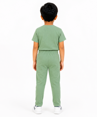 Cute Panda Print Girls Co-Ord Set | Soft Cotton Half Sleeve T-Shirt & Track Pant Set for Kids | Age 1 to 6