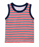 Cotton Stripes Kids Sleeveless Tshirt (Pack of 5)