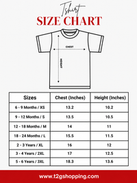 Kids 100% Cotton Fine Tshirt With Printed Multi Colour | Age 6 Months to 6 Years (Pack of 3 Pieces)
