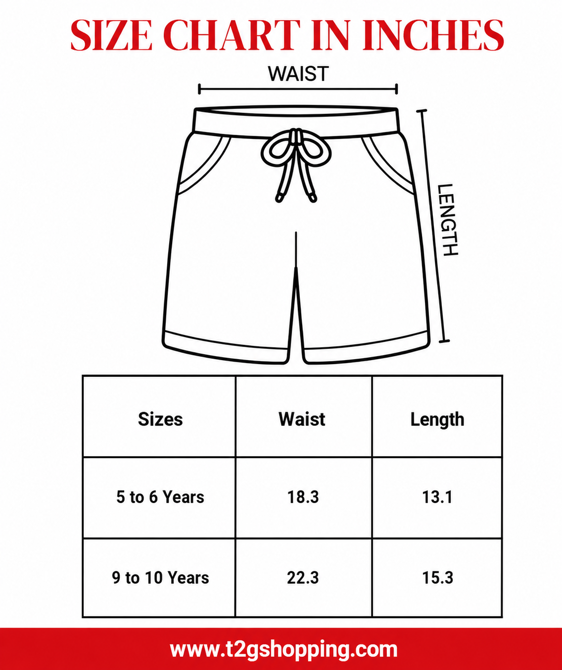 Kids Printed Cotton Shorts for Boys | Age - 5 to 6 Years & 9 to 10 Years | Soft Elastic Waist Casual Summer Shorts | Pack Of 1 Piece