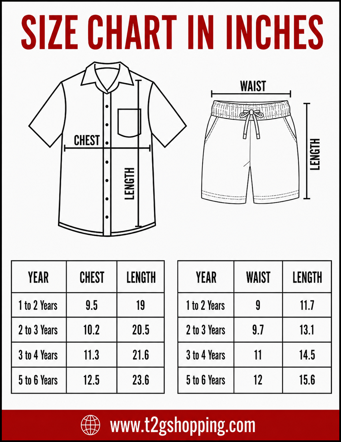Polyester Printed Co-Ord Set for Baby Boys Casual Wear | Half Sleeve Shirt & Shorts Combo Set with Pocket | Age 1 to 10 Years