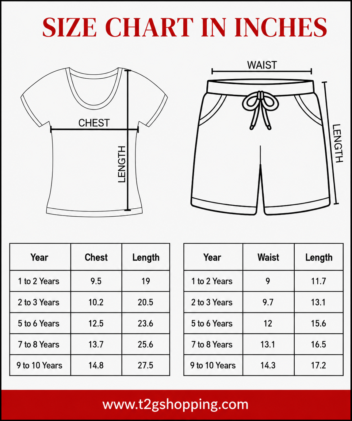 Girls Solid Ribbed Co-Ord Set for Casual Wear for Girl Kids | Age 1 to 10 Years | Bow Style Top & Shorts Combo Set