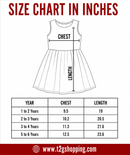 Girls Cotton Printed Sleeveless Casual Frock Dress for Baby Girls | Age 1 to 6 Years